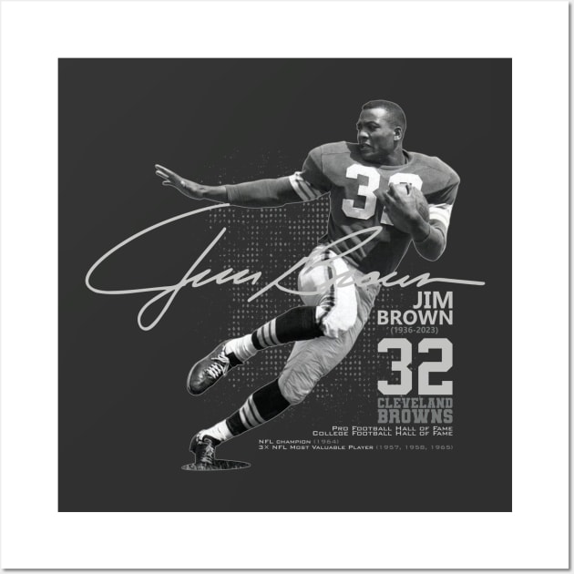 Jim Brown CLE Wall Art by Nagorniak